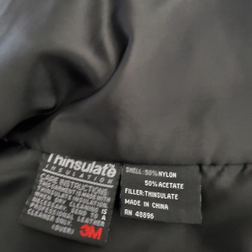 Genuine Leather Coat w/Genuine Fox Collar size small - Picture 4 of 10